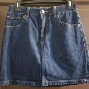 Mini Jean skirt